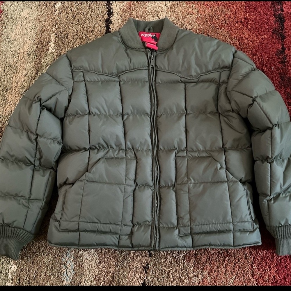 Men’s Rodeo medium puffer jacket western style
